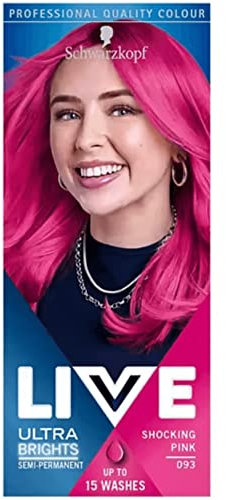 Schwarzkopf Live in Farbe Ultra Brights Shocking Pink Keine 93 – Pack von 2