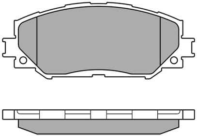 Meyle Bremsbelagsatz Vorderachse Bremsbeläge Bremsbelagsatz | Kompatibel mit: SUBARU TREZIA, TOYOTA AURIS, COROLLA Stufenheck, COROLLA Stufenheck, RAV 4 III, URBAN CRUISER, VERSO S, YARIS