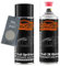 TRISTARcolor Kit bombes de peinture 2K RAL 9007 Graualuminium Metallic peinture de base mate vernis clair à 2 composants aérosol peinture à vaporiser peinture à pulvériser
