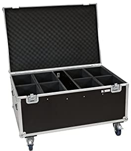 ROADINGER Flightcase 8x LED IP PAR 12x8W QCL/12x9W SQL Spot mit Rollen