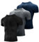 Niksa Kompressionsshirt Herren, Laufshirt Kurzarm Funktionsshirt Atmungsaktiv Sportshirt Männer T-Shirt