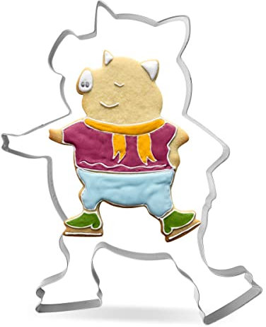 Tasty 678689 Ausstecher XXL Schwein, Edelstahl