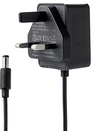 Senotrade Replacement AC/DC Adapter Compatible For Model PS10A-0601200P Omron Blood Pressure Monitor Power Supply Cord Cable Wall Home Battery Charger