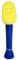 Scrub Daddy Dish - Daddy Dish Wand, Estropajo con Mango Dispensador de Jabón, Esponja con Textura Cambiante con Mango, Cepillo de Platos con Raspador Incorporado y Cabezal de Limpieza - En Azul
