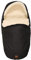 Premium Lammfell Fußsack passgenau für YOYO, Lammfell natural white,black