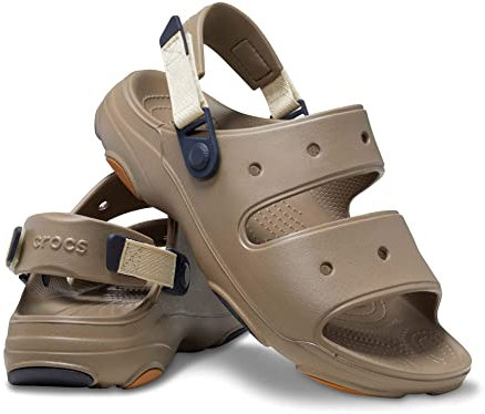 Crocs Klassische All-Terrain-Sandalen für Erwachsene, Unisex, Khaki Multi, 49/50 EU