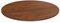 WIFESE Runde Tischplatte Ø80x1,5 cm Couchtisch Esstisch Holzplatte Massiv Multiplex Platte KüChenarbeitsplatte Holzplatte Rund Tabletop Tischplatte Eiche Dunkelbraun Behandeltes Eichenholz