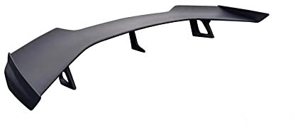 BELIKES Auto Heckspoiler Heckflügel Splitter Wing Diffusor Body, für Chevrolet Camaro 2016-2019, Schwarz, Matte Lackierung (ABS) / Kohlefaser, Selbstklebend