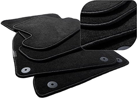 MATSMORE Velours fussmatten Auto Velours-Auto Fußmatten für Auto Velours fussmatten kompatibel mit Audi A4 B7 Cabrio 2006-2009