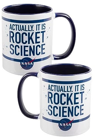 NASA Tasse - Rocket Science - Kaffeetasse Becher Kaffeebecher aus Keramik 320 ml