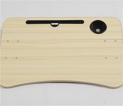 KhUKhu Rollstuhl-Tablett aus Holz, mit Handy-Kartensteckplatz und Wasserbecher-Kartensteckplatz, abnehmbares Rollstuhl-Schoßtablett, zum Essen, Lesen, Ausruhen, weißer Ahorn