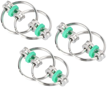 NAMOARLY Fahrradkette 3St Spinner zum Stressabbau Dekompressionsspielzeug Rollenspielzeug Schlüssel Schlüsselanhänger für Erwachsene Spielzeuge Entspannungsspielzeug Fahrrad Kreisel