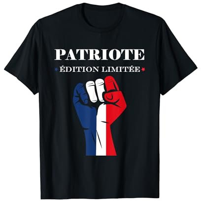 Force drapeau français Patriotisme poing levé patriote T-Shirt