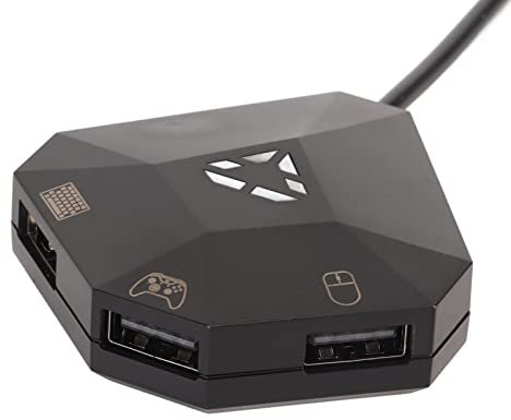 Gigicial Kabelgebundener Tastatur- Und Mausadapter Für Nin Tendo Switch, PS 4, X Box One, PS3, X Box 360 Nin Tendo Switch Konsole, Maus- Und Tastaturadapter Mit Typ-C-Unterstützung, Benutzerdefinierte