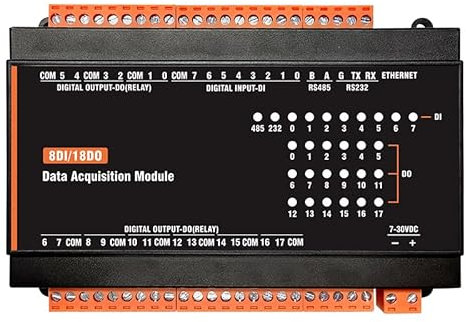 MB328B(II)-SE 8DI + 18DO RS485 Ethernet Modbus Rtu Analoges Ausgangs-IO-Modul