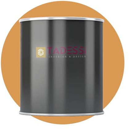 Tadessi Peinture d'intérieur Orange Terracotta Peinture murale mate lavable Sans odeur ni solvant Bidon de 1 l