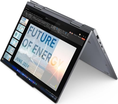 Lenovo ThinkPad Gen 9 X1 2-in-1 Laptop with Intel Core Ultra 5 125U Processor, 14” Anti-Glare 400 Nits Touchscreen, 16GB RAM, 512GB SSD, Slim Pen Included, RGB+IR Cam, FP Reader, and Win11 Pro