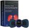 Masaje vibratorio, masajeador muscular corporal, almohadilla de masaje vibratoria para el cuidado de los riñones, de tejido profundo, recargable para brazos, piernas, espalda, abdomen y