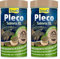 Tetra Pleco XL Tablets – Nährstoffreiches Fischfutter für alle größeren pflanzenfressenden Bodenfische mit unterständigem Maul, 133 Tabletten Dose (Packung mit 2)