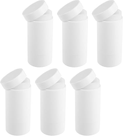 LOORGVEL 6stücke Leere Deostift-behälter Diy-kosmetikverpackung für Creme Lippenbalsam und Festes Parfüm Wiederverwendbare Plastikbehälter für Unterwegs