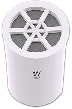 Cartucho de repuesto para filtro de ducha WaterWell, salida sistema de filtración de cloro para cabezal de regadera y filtro purificador de agua de 8 fases