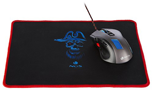 NGS GMX-105 USB Optical 2400DPI Right-Handed Black Grey Mouse (USB, Pressoirs, Wheel, Optical, 2400 dpi, PC)