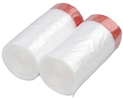 Leendines Sac Poubelle 50 Litre Transparent, Sac Poubelle Rectangulaire