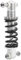 Keenso Stoßdämpfer für Mountainbike, 150 mm, Federbeine, Edelstahl, Fahrrad, Hinterradaufhängung, Stoßdämpfer für Mountainbike, Rennrad (150 mm x 300 cm)