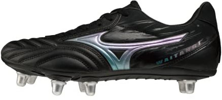 Mizuno WAITANGI PS, Botas de Rugby Unisex Adulto, Black/Iridescent, 41 EU