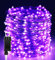 Außen Lichterkette 50m 500 LED, Kupferdraht Led Lichter Beleuchtung Violett, Innen Dekorationen Wasserdicht mit 8 Modi für Halloween,Weihnachten,Bäume,Zimmer, Garten,Party,Hochzeit,Urlaub Deko,Lila