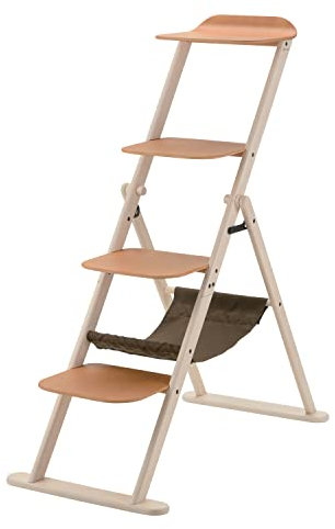 Klappbare Leiter für Katzen, Katzenbaum, Katzenhütte, 125,7 cm hoch