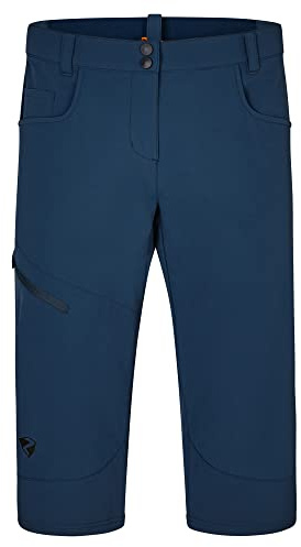 Ziener Damen NIOBA Outdoor-Shorts/Rad- / Wander-Hose - atmungsaktiv,schnelltrocknend,elastisch,3/4,Knielang, hale Navy, 34