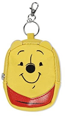 DISNEY Winnie Puuh Mini-Rucksack-Schlüsselanhänger, Gelb und Rot, Rot, Gelb und Schwarz, Einheitsgröße, Modern