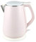 FairUo Kettles, 1.5L Double Wall Cool Touch Tea Kettle, 1800W Fast Boil Water Filter Kettle with Stainless Steel Interior, Auto Shut off & Overheating Protection,Suitable for Family Travel/Pink/15*15*