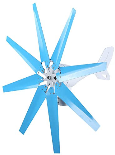 Wind-Kit Windgenerator 400 W mit 8 Rotorblättern, Niedrige Windgeschwindigkeit, Startwind mit Controller NE400S9 Industrial