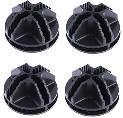 PRETYZOOM 120 Pcs Wire Grid Storage Shelving Connectors Interlocking Connectors for Cube Black Shelf Mesh Snap Organizer Grid Cube Organizer Boho Wall Decor Button Cabinet Child
