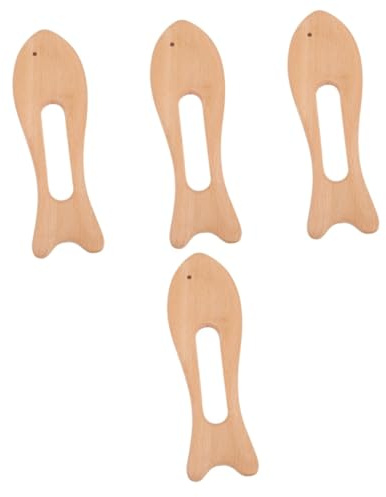 Massage-Tools Fisch-förmiges Brett Rückenbrett Brett Gua Sha Brett Platte Schaber Werkzeuge Holzwerkzeuge Buche Massage