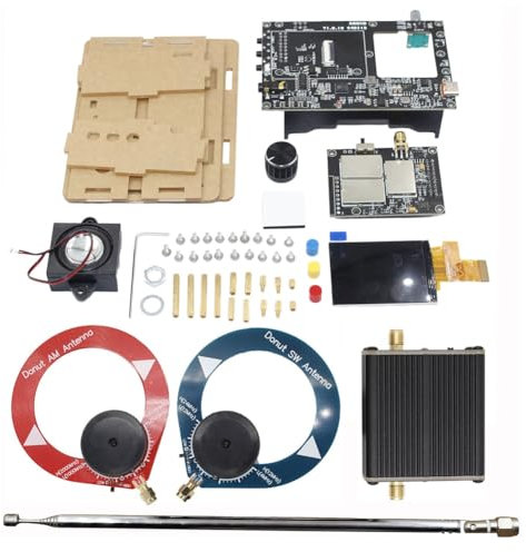 Widybord V5A DIY Radio Full Band with Donut AM/SW Antenna Kit FM AM MW SW Aviation Band SSB LSB USB Full Band Radio