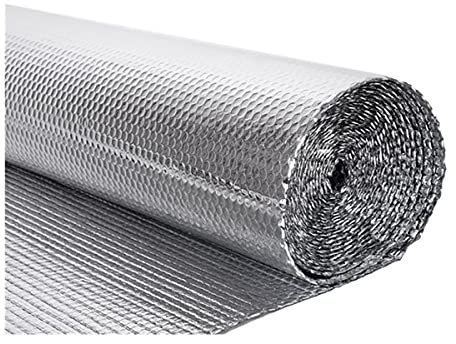 FOELANNE Insulation Foil,Bubble Insulation Foil, Radiator Reflector Foil Thermal Insulation Radiator Insulation Foil Bubble Reflective Foil(1m x 30m)