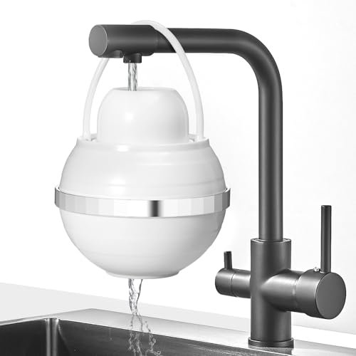 Shower Filter,Water Filter for Bathtubs, Bath Ball Limescale Filter for Tap,Tub, Faucet, Bathtub,Shower Filter for Hard Water,Softens Hard Water,Improves Water Quality,Skin