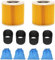 Daaxing Filtri a cartuccia per aspirapolvere Karcher MV1 MV2 WD1 WD2 WD3 Series parti di ricambio per aspirapolvere, 2 filtri a cartuccia, 4 sacchetti filtro tessili