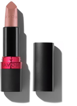 Avon Ultra Matte Lipstick Blush with Vitamin E, Avocado Oil and Sesame Oil for Comfortable Coverage that Won't Cake, Crack or Dry, Cruelty Free