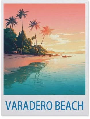 Varadero Beach, Kuba，Puzzles 1000 Teile für Erwachsene, Klassische Puzzle Teenager Puzzle Perfektes Pädagogisches Geschenk für Jungen Und Mädchen（38x26cm）-CM21