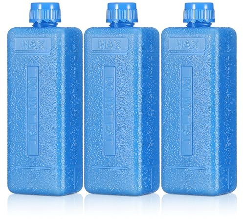 PRETYZOOM Lot de 8 Blocs Réfrigérants Mini pour Ventilateur Climatiseur, Pains de Glace Réutilisables pour Paquet Isothermes et Glacière, Pack de Glace Portable pour Camping et