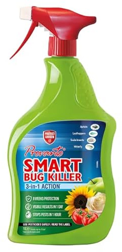 Ultimate Smart Bug Killer 1L – Ready to Use Insect Killer Spray for Garden Plants – Controls Aphids, Whitefly, Greenfly & Blackfly – Long Lasting Plant Protection