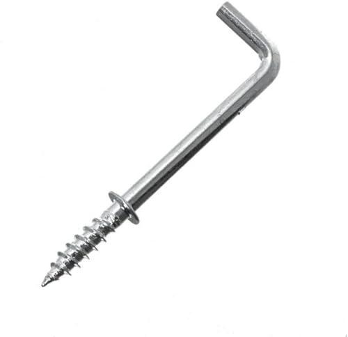 Fort Fasteners Square Dresser Hook Shouldered 50mm (2 Inch) BZP Pack of 100
