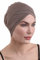 Deresina Headwear W Front Chemo Kopfbedeckung für Damen, Bambus Turban Mützen für Krebspatienten, Kappe fur Chemotherapie (Vison)