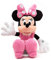 Disney Store Petite Peluche Minnie Mouse, 33 cm, Personnage emblématique de en Robe Rose à Pois et nœud avec caractéristiques brodées, Convient à Tous Les âges