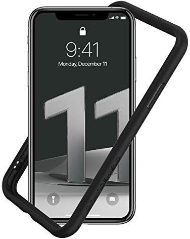 RhinoShield Bumper Case kompatibel mit [iPhone 11 / iPhone XR] | CrashGuard NX - Schockabsorbierende Dünne Schutzhülle 3.5 Meter Fallschutz - Schwarz