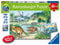 Ravensburger Kinderpuzzle - 05128 Saurier und ihre Lebensräume - 2x24 Teile Wieso? Weshalb? Warum? Puzzle für Kinder ab 4 Jahren